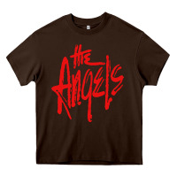 Chocolate Brown The Angels Heavy Core Tee - linhVisuals