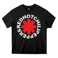 Black the white hot peppers Heavy Core Tee - linhVisuals
