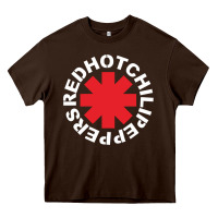 Chocolate Brown the white hot peppers Heavy Core Tee - linhVisuals