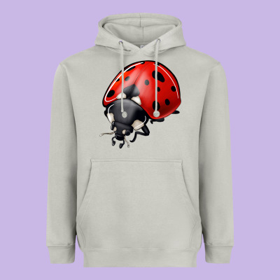 Ladybug Heavyweight Hoodie Designed By Jasminsmagicworld