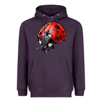 Plum ladybug Heavyweight Hoodie - Jasminsmagicworld