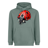 Sage ladybug Heavyweight Hoodie - Jasminsmagicworld