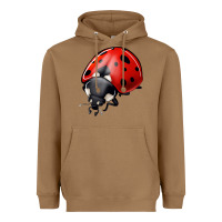Toasted Coconut ladybug Heavyweight Hoodie - Jasminsmagicworld