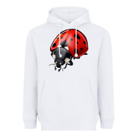 White ladybug Heavyweight Hoodie - Jasminsmagicworld