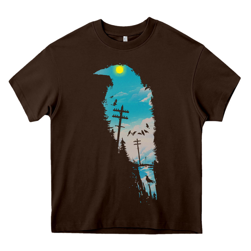 Raven T  Shirt The Raven T  Shirt Heavy Core Tee by linhVisuals | Teevron