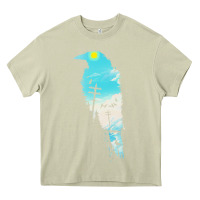Mossy raven t  shirt the raven t  shirt Heavy Core Tee - linhVisuals
