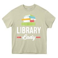 Mossy womens funny library lady librarian library assistant t shirt Heavy Core Tee - linhVisuals