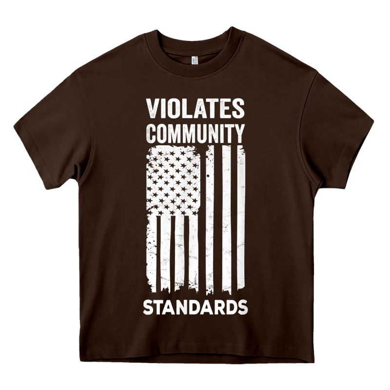 Violates Community Standards Apparel Community T Shirt Heavy Core Tee by linhVisuals | Teevron
