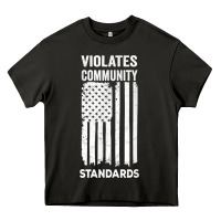 Asphalt violates community standards apparel community t shirt Heavy Core Tee - linhVisuals