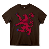 Chocolate Brown lion rampant of scotland, royal banner, royal arms, scottish pride Heavy Core Tee - linhVisuals