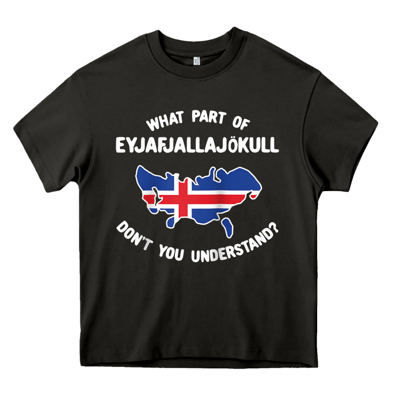 What Part Of Eyjafjallajökull Don't You Understand Raglan Baseball Te Heavy Core Tee by linhVisuals | Teevron