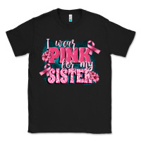 Black i wear pink for my sister Classic Tee - FaDigitalArtStudio