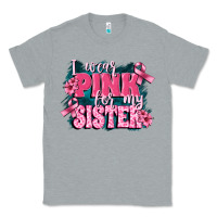 Heather Grey i wear pink for my sister Classic Tee - FaDigitalArtStudio