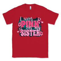 Red i wear pink for my sister Classic Tee - FaDigitalArtStudio