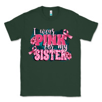 Sports Green i wear pink for my sister Classic Tee - FaDigitalArtStudio