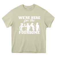 Mossy we're here for the foursome funny sarcasm golf lover golfer t shirt Heavy Core Tee - linhVisuals
