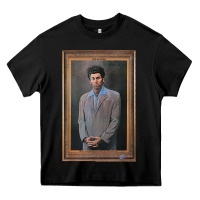 Black seinfeld the kramer portrait t shirt Heavy Core Tee - linhVisuals