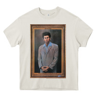 Cream seinfeld the kramer portrait t shirt Heavy Core Tee - linhVisuals