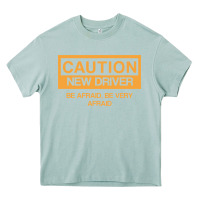 Caution New Student Driver Funny Heavy Core Tee | Teevron