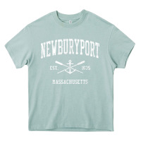 Arona newburyport ma vintage crossed oars & boat anchor sports t shirt Heavy Core Tee - linhVisuals