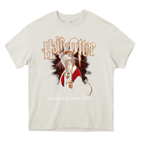 Cream hairy otter [tb] Heavy Core Tee - linhVisuals
