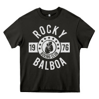 Asphalt rocky boxing club Heavy Core Tee - linhVisuals
