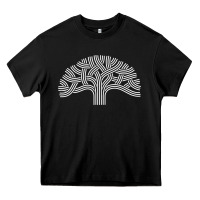 Black oakland california hoodie   oak tree Heavy Core Tee - linhVisuals