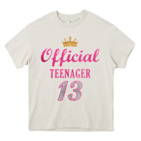 Cream official 13 teenager cute 13th birthday ideas for girls t shirt Heavy Core Tee - linhVisuals