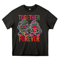 Asphalt mr. & mrs. potato head day of the dead together forever premium t shir Heavy Core Tee - linhVisuals