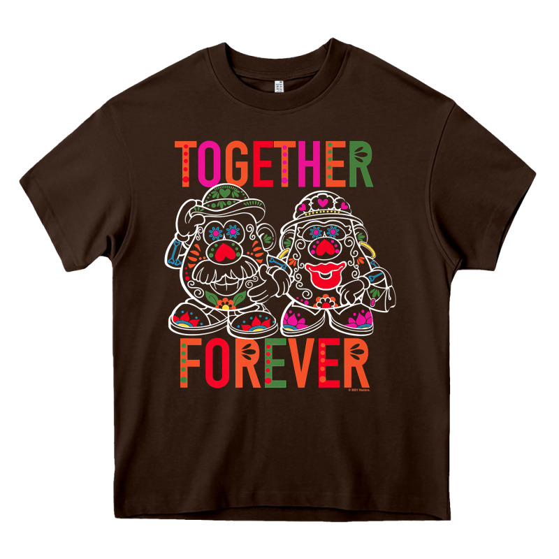 Mr. & Mrs. Potato Head Day Of The Dead Together Forever Premium T Shir Heavy Core Tee by linhVisuals | Teevron