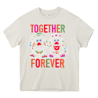 Cream mr. & mrs. potato head day of the dead together forever premium t shir Heavy Core Tee - linhVisuals