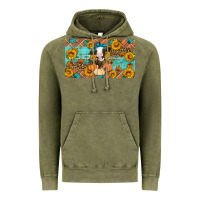 Fall Cow Vintage Hoodie | Teevron