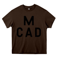 Chocolate Brown Minneapolis College of Art and Design Heavy Core Tee - linhVisuals