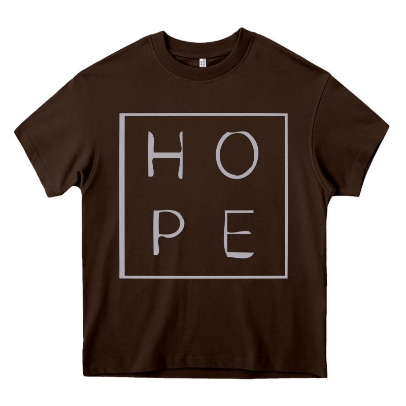 Hope Quote Heavy Core Tee by linhVisuals | Teevron