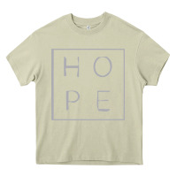 Mossy hope quote Heavy Core Tee - linhVisuals