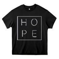 Hope Quote Heavy Core Tee | Teevron