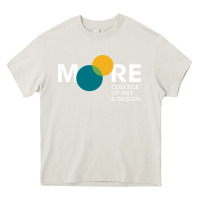 Cream Moore College of Art and Design Heavy Core Tee - linhVisuals