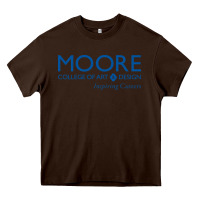 Chocolate Brown Moore College of Art and Design Heavy Core Tee - linhVisuals