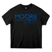 Black Moore College of Art and Design Heavy Core Tee - linhVisuals