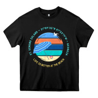 Black st simons island t  shirt st. simons island, georgia t  shirt Heavy Core Tee - linhVisuals