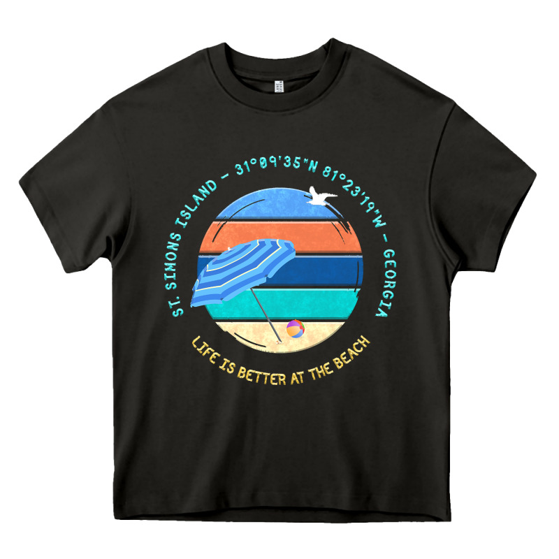 St Simons Island T  Shirt St. Simons Island, Georgia T  Shirt Heavy Core Tee by linhVisuals | Teevron