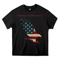 Black courage is contagious and eagle Heavy Core Tee - linhVisuals
