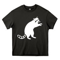 Asphalt raccoon Heavy Core Tee - linhVisuals
