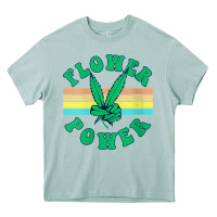 Arona womens flower power 420 thc pot weed medical marijuana funny weed v ne Heavy Core Tee - linhVisuals