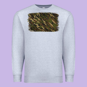 Camouflage Background Premium Sweatshirt Designed By Jasminsmagicworld