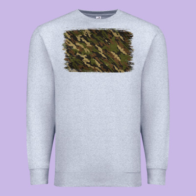 Camouflage Background Premium Sweatshirt Designed By Jasminsmagicworld