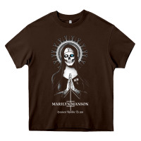 Chocolate Brown marlyn manson special music popular Heavy Core Tee - linhVisuals