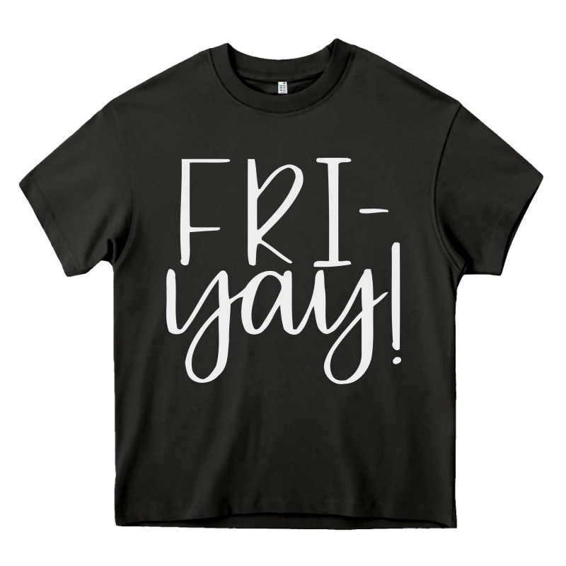 Friday Quotes Heavy Core Tee by linhVisuals | Teevron