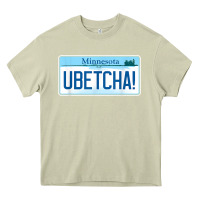 Mossy ubetcha (you betcha) minnesota license plate t shirt Heavy Core Tee - linhVisuals