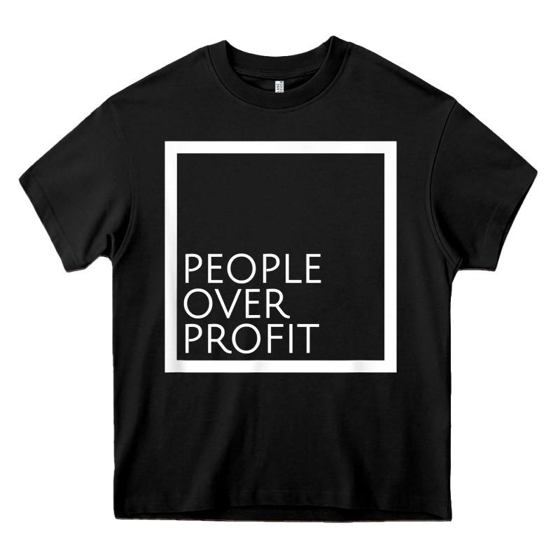 People Over Profit Democratic Socialism Pro Socialist Symbol T Shirt Heavy Core Tee by linhVisuals | Teevron